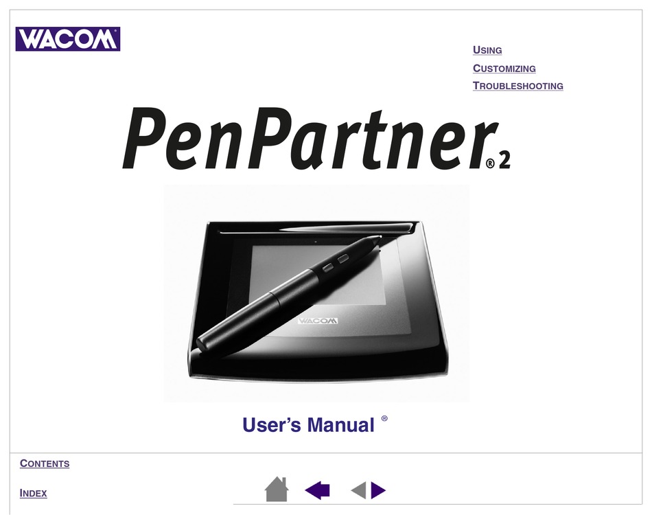 WACOM PENPARTNER 2 USER MANUAL Pdf Download | ManualsLib