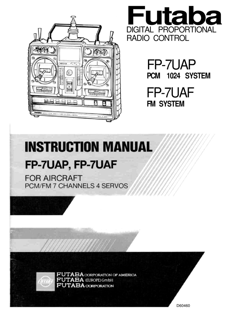 FUTABA FP-7UAF INSTRUCTION MANUAL Pdf Download | ManualsLib