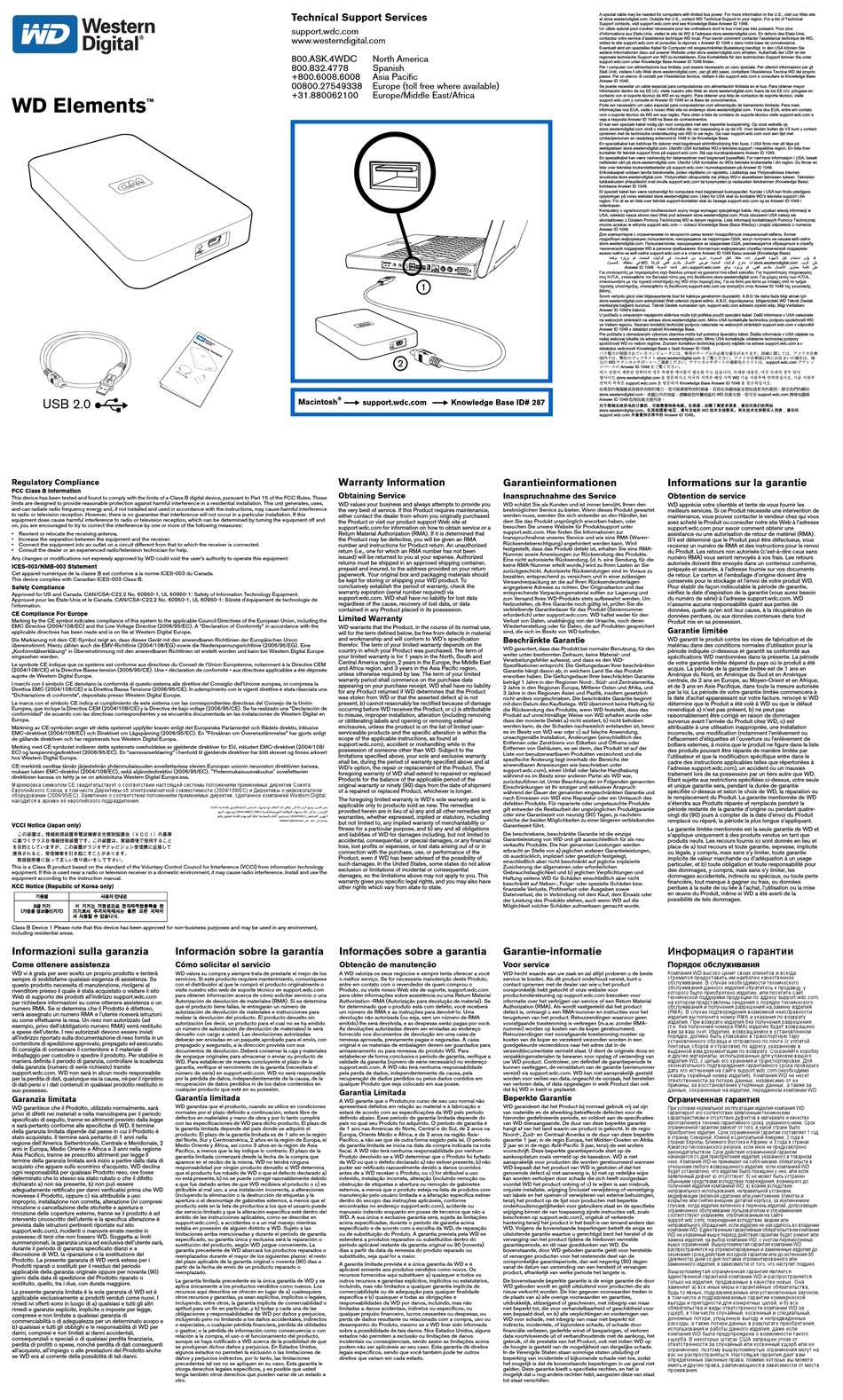WESTERN DIGITAL WD10000E035 ELEMENTS DESKTOP WARRANTY Pdf Download ManualsLib