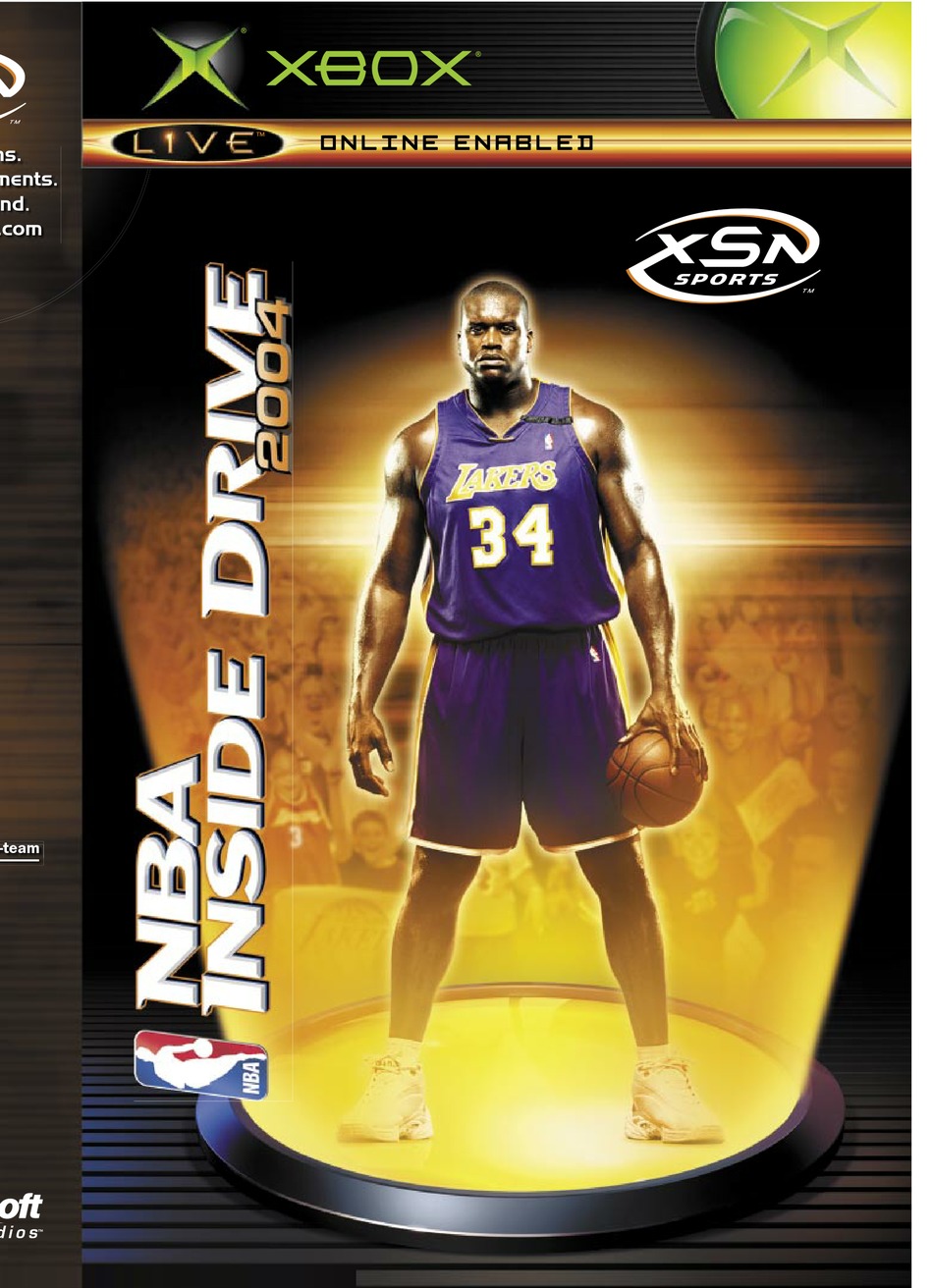 GAMES MICROSOFT XBOX NBA INSIDE DRIVE 2004 MANUAL Pdf Download 
