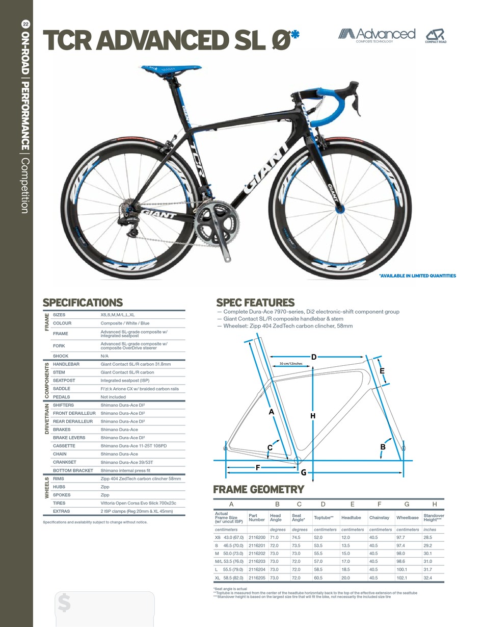 giant tcr advanced sl 0 2012