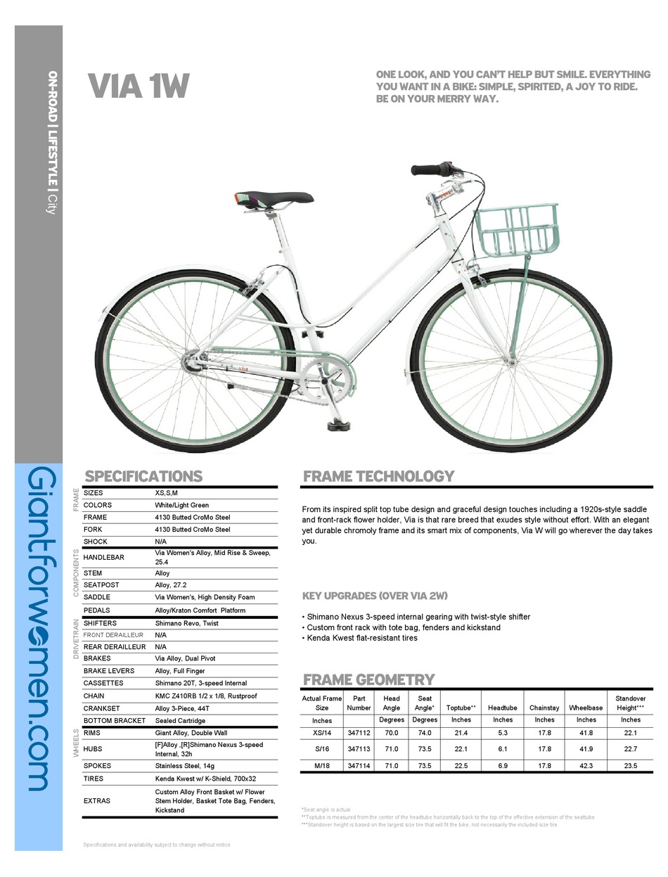 Giant discount via bike