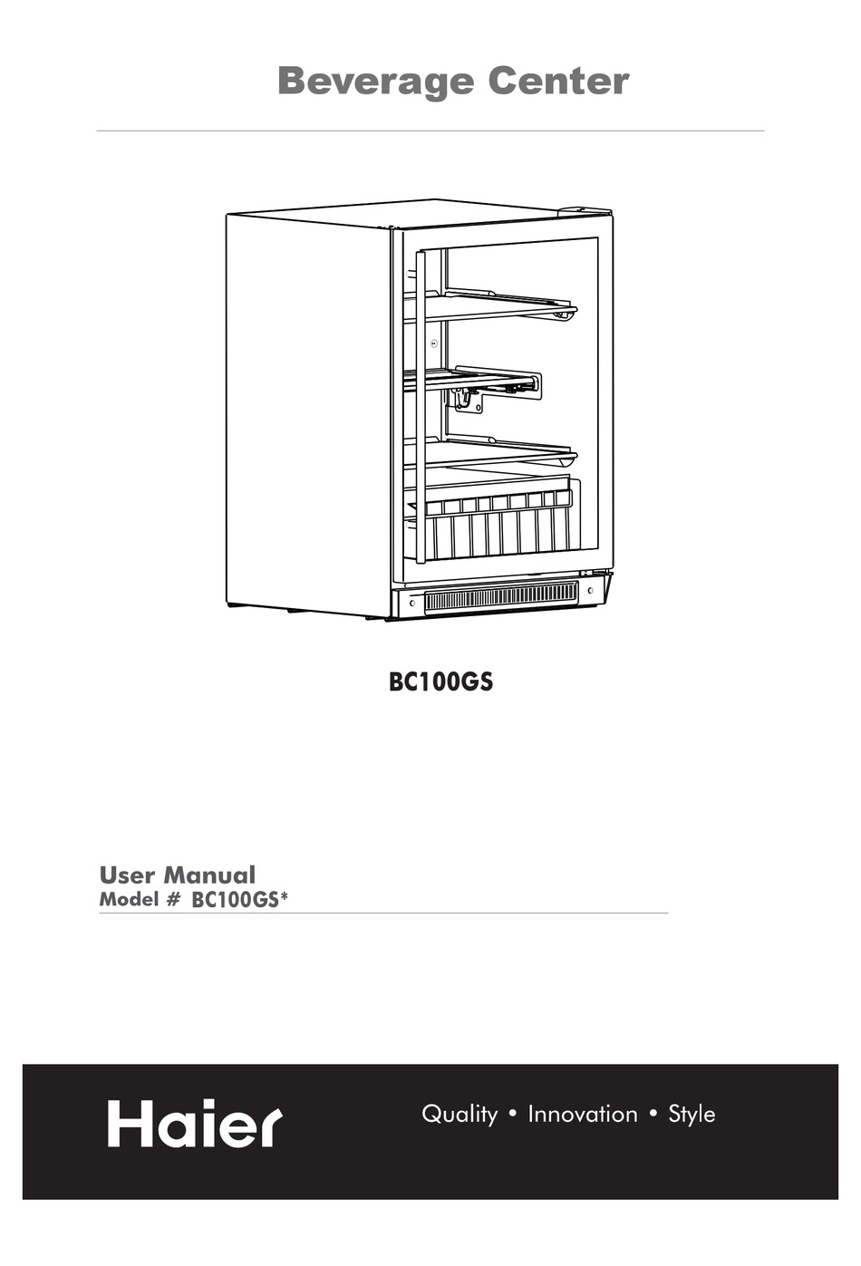 Haier Bc Gs User Manual Pdf Download Manualslib