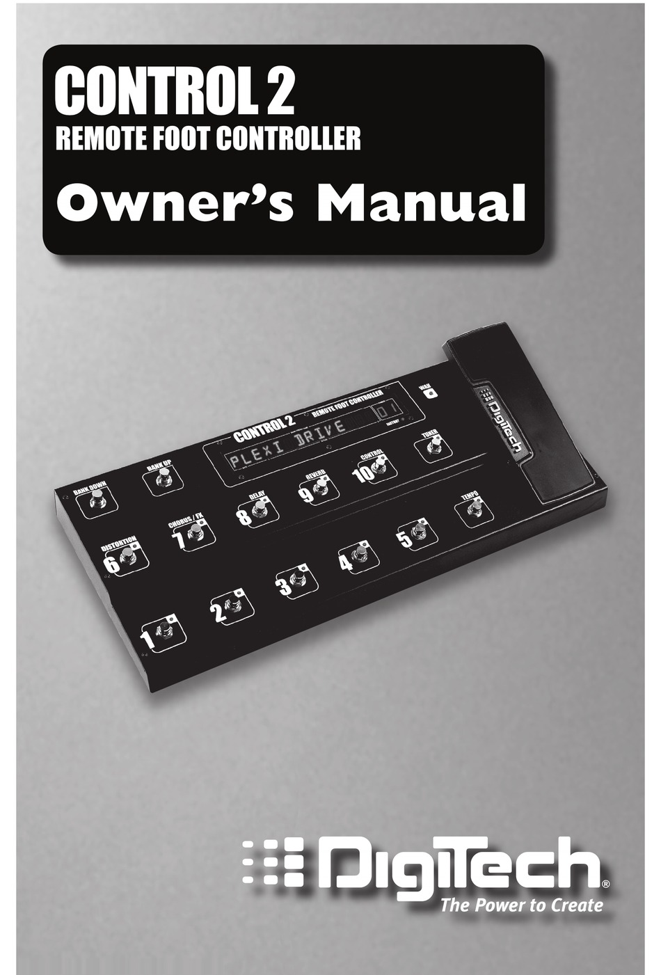 DIGITECH CONTROL 2 OWNER'S MANUAL Pdf Download | ManualsLib