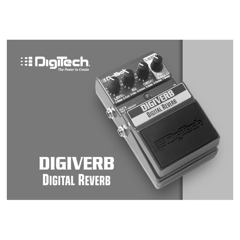 DIGITECH DIGIVERB MANUAL Pdf Download | ManualsLib