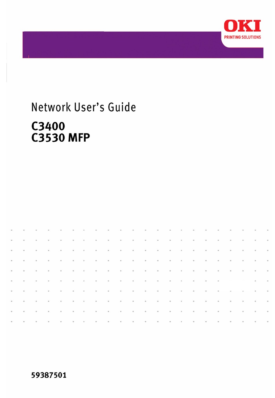 OKI C3530NMFP NETWORK USER'S MANUAL Pdf Download ManualsLib