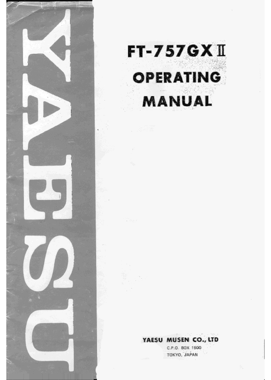 Yaesu Ft 757Gx Problems