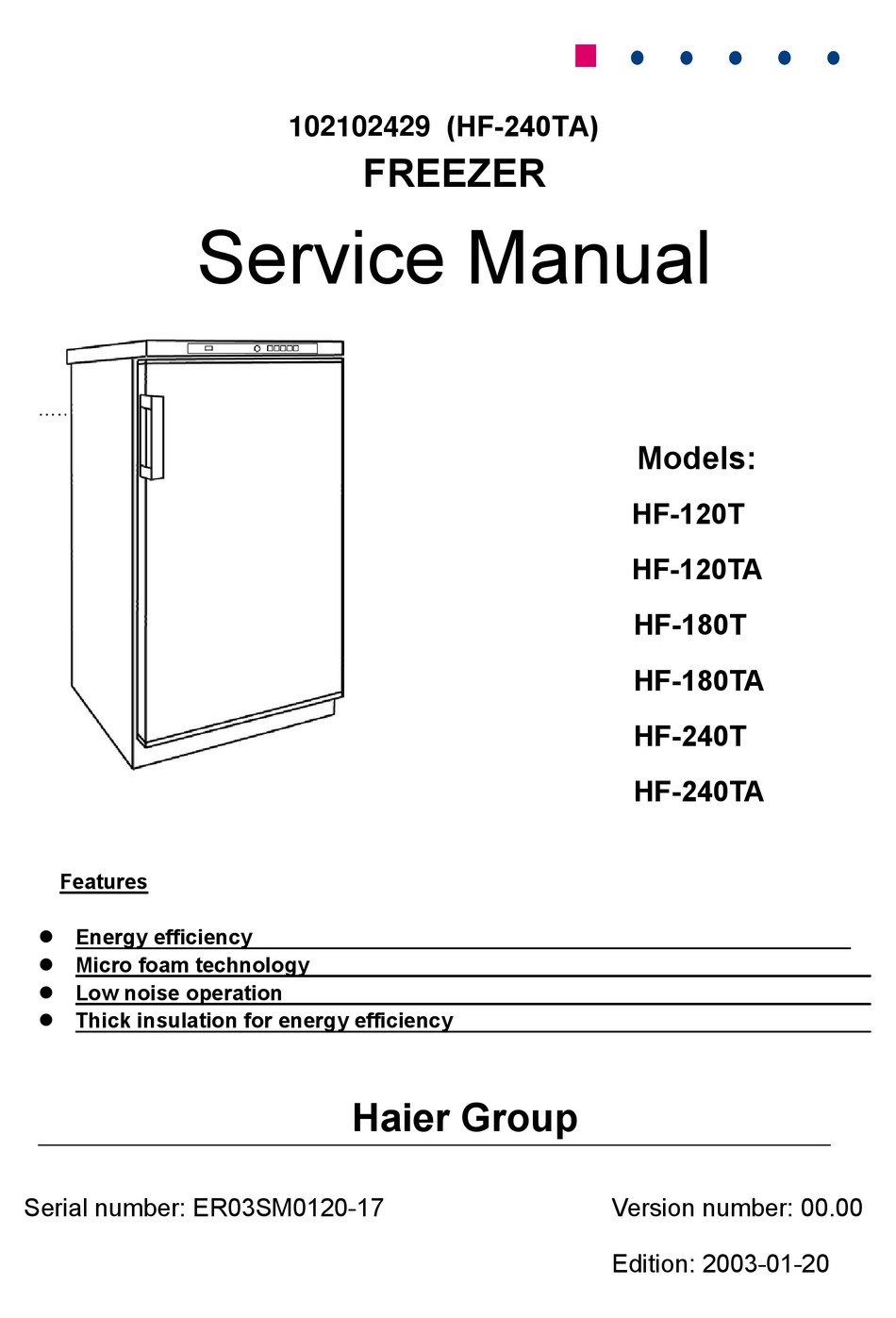 HAIER 102102429 SERVICE MANUAL Pdf Download | ManualsLib