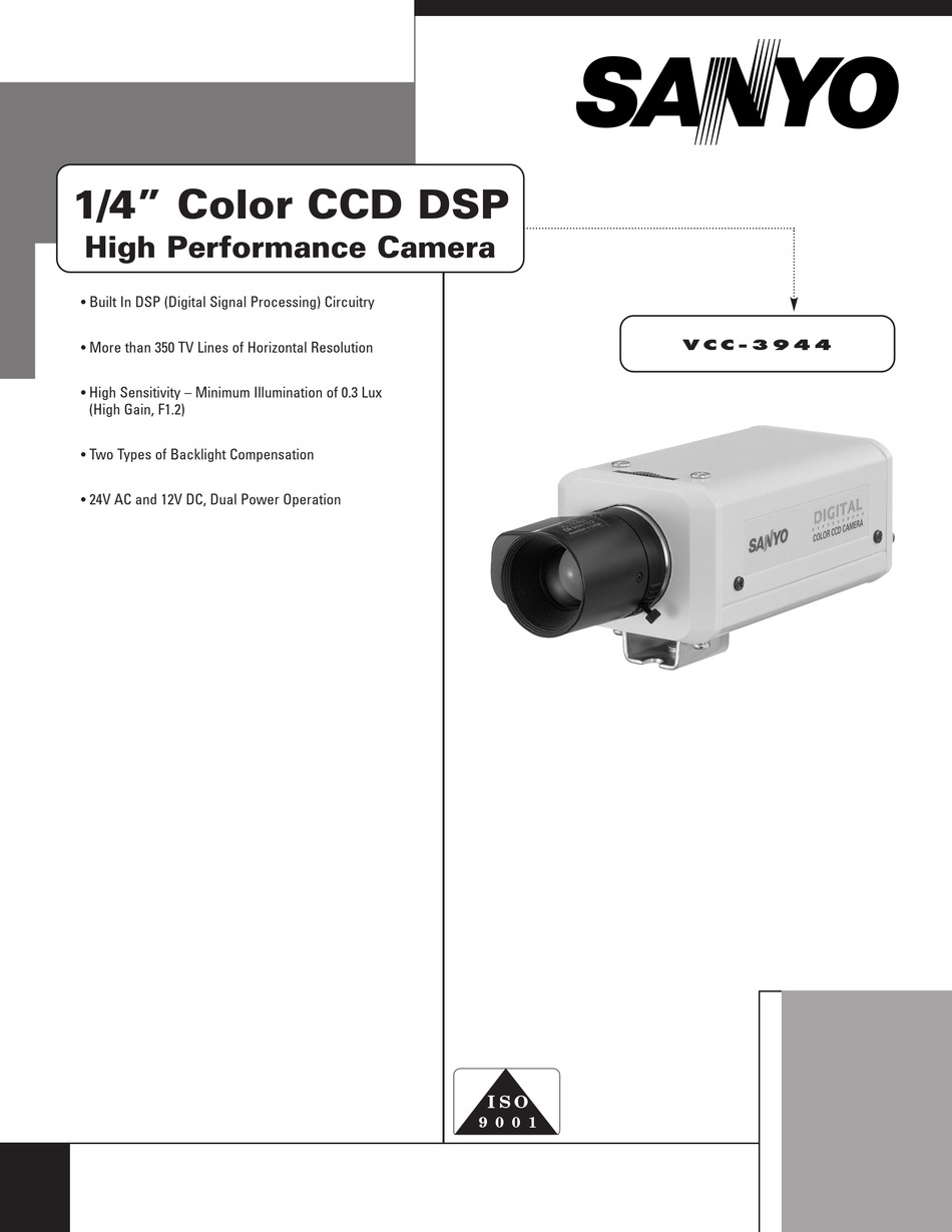 sanyo digital color ccd camera