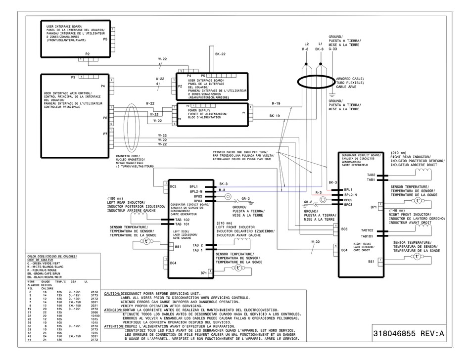 Electrolux Ew30ic60is 30 Induction, Electrolux Wiring Diagram