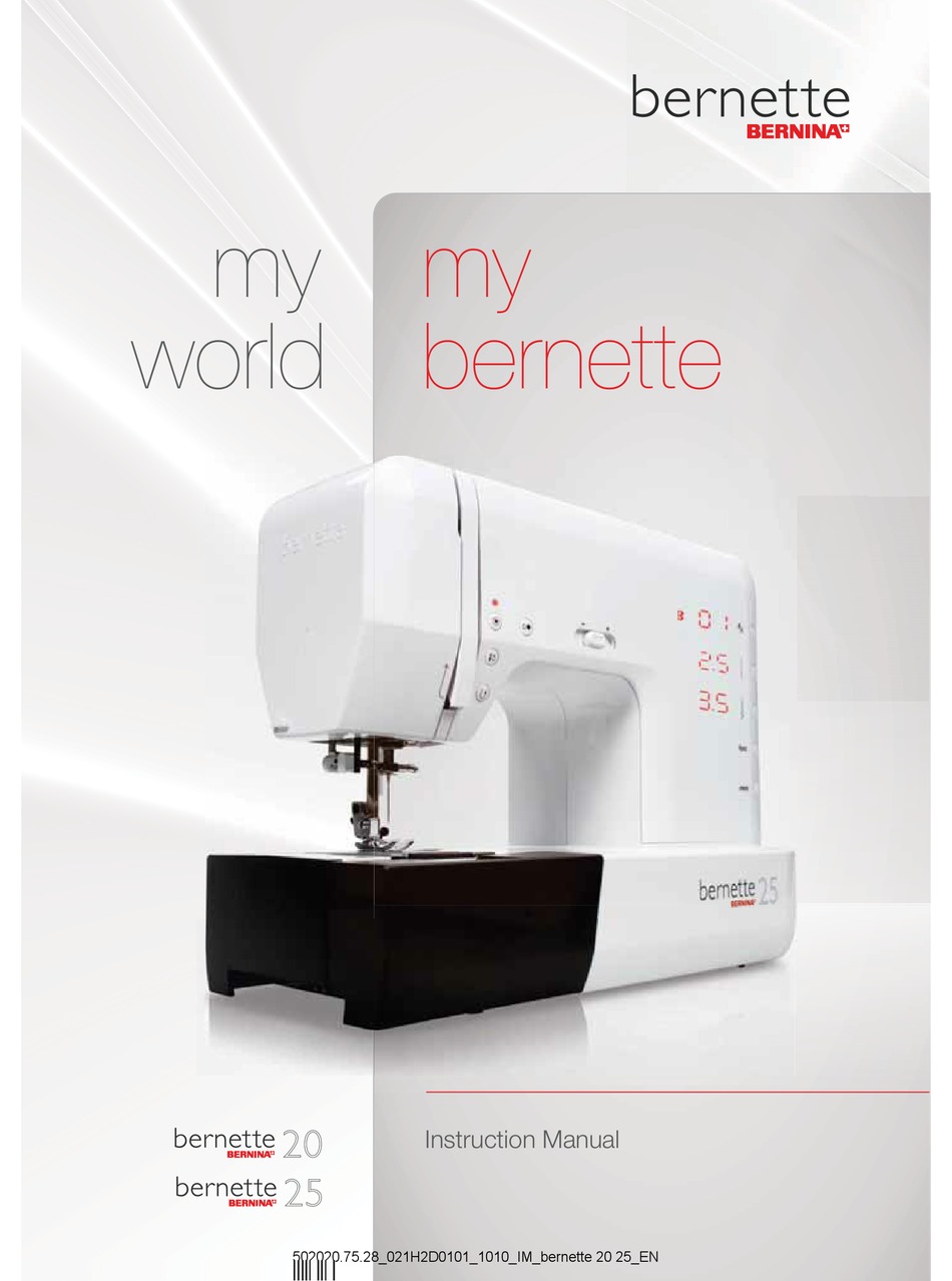 BERNINA 25 INSTRUCTION MANUAL Pdf Download ManualsLib