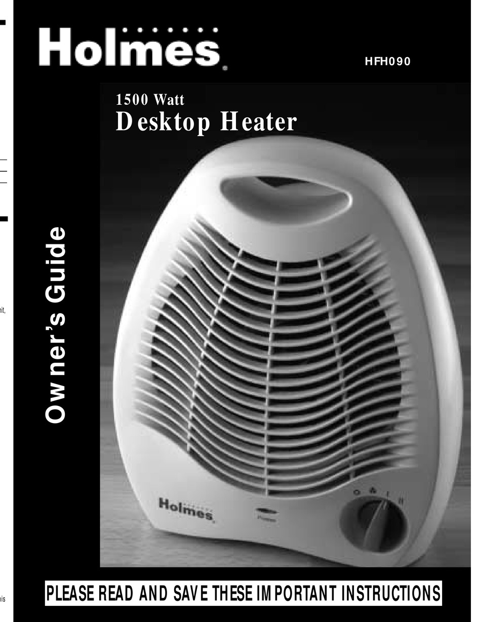 HOLMES HFH090 OWNER'S MANUAL Pdf Download | ManualsLib