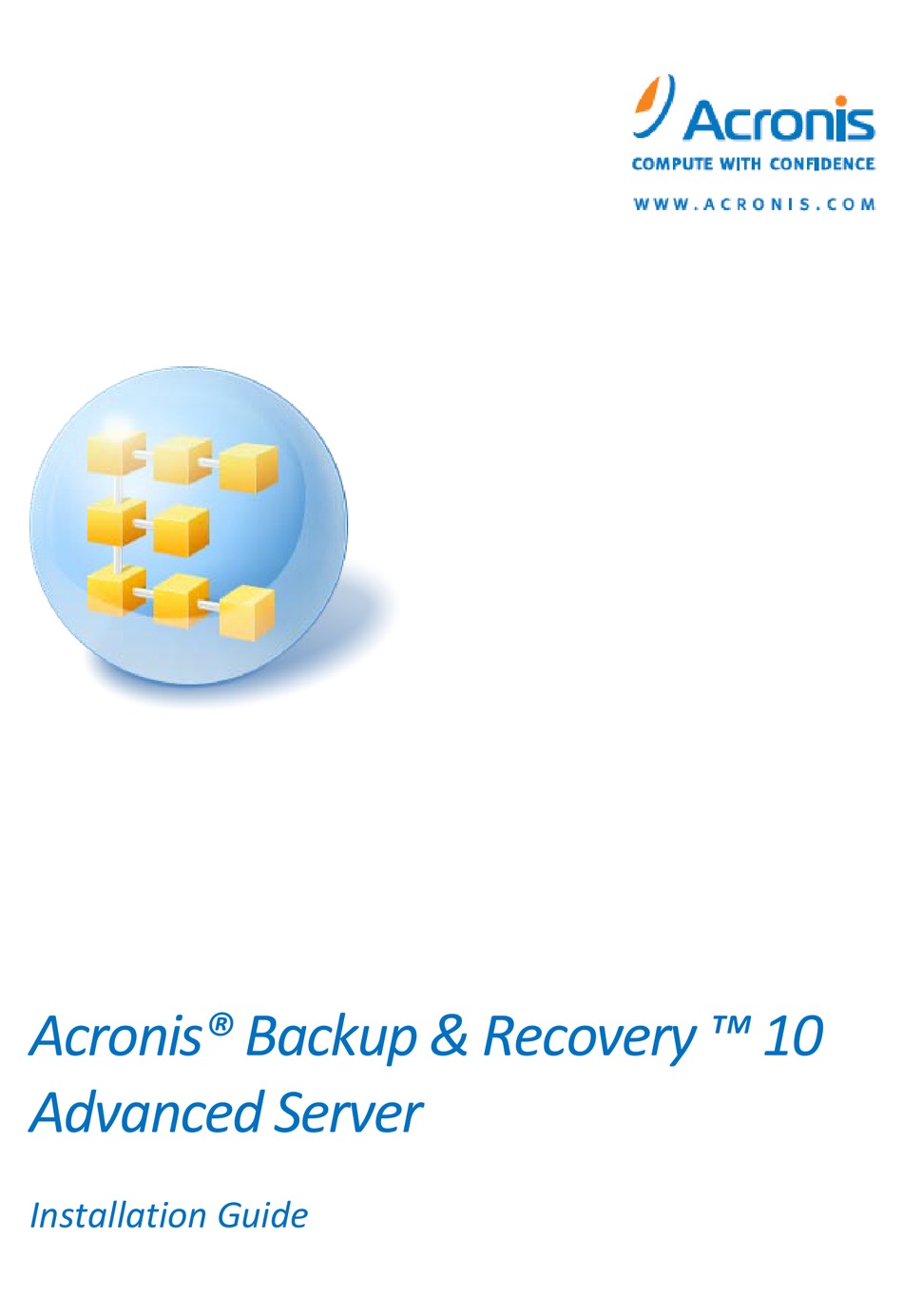 installing and using acronis home on windows server 2008