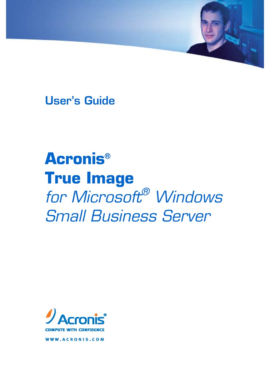 acronis true image for microsoft small business server