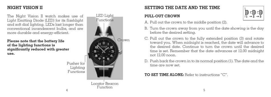 VICTORINOX NIGHT VISION II MANUAL Pdf Download | ManualsLib