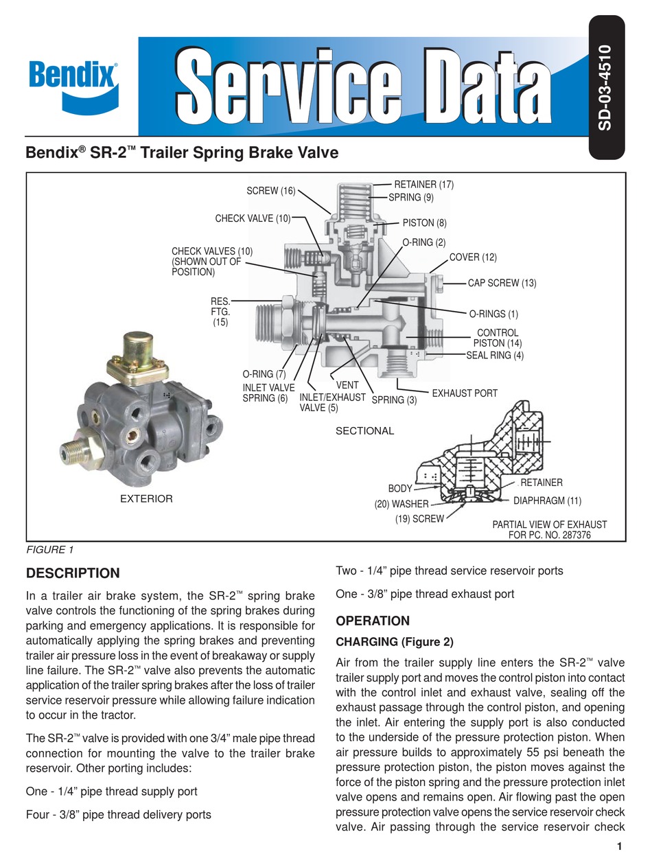 Air brake relay valve leaking