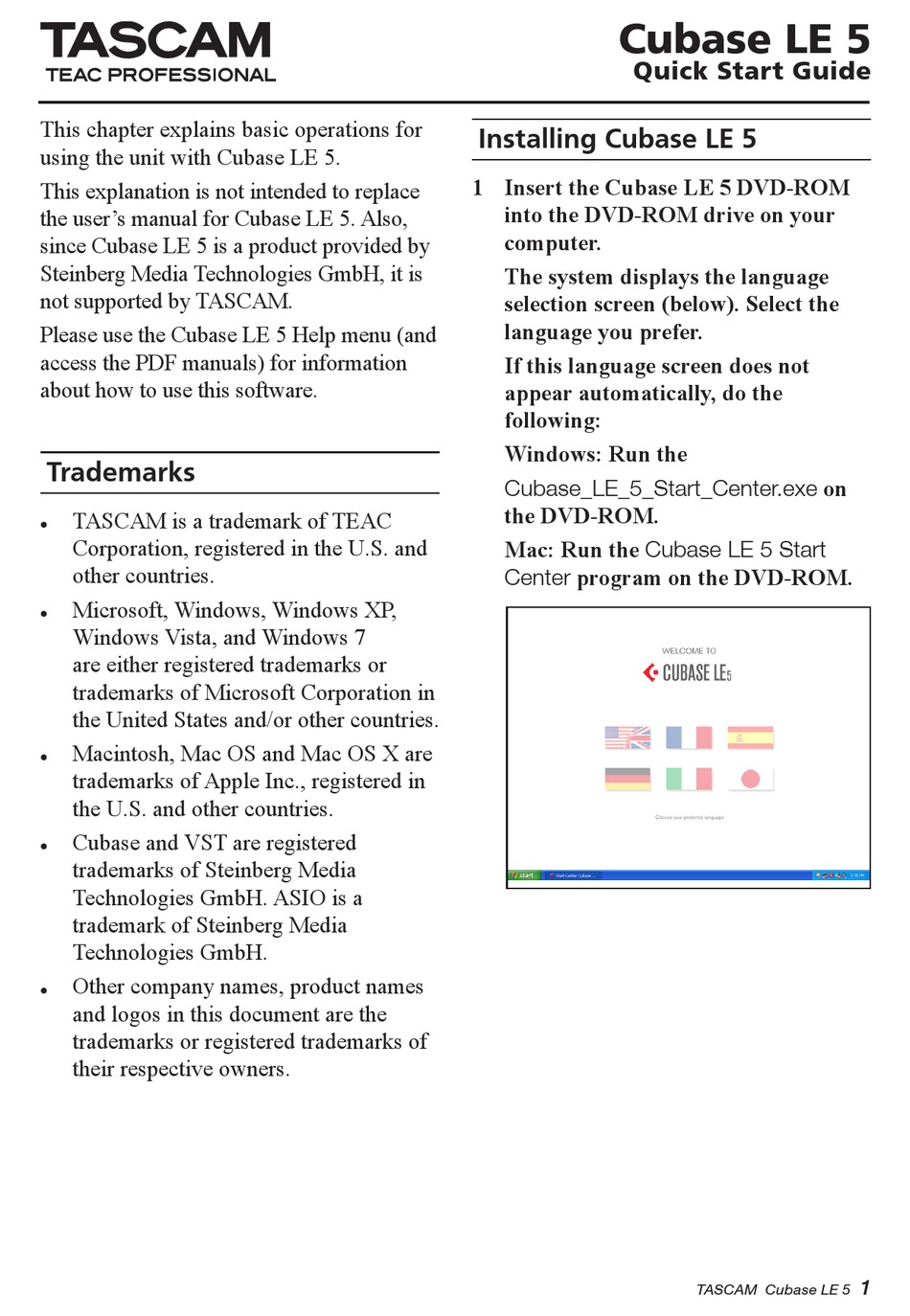 steinberg cubase elements 8 manual