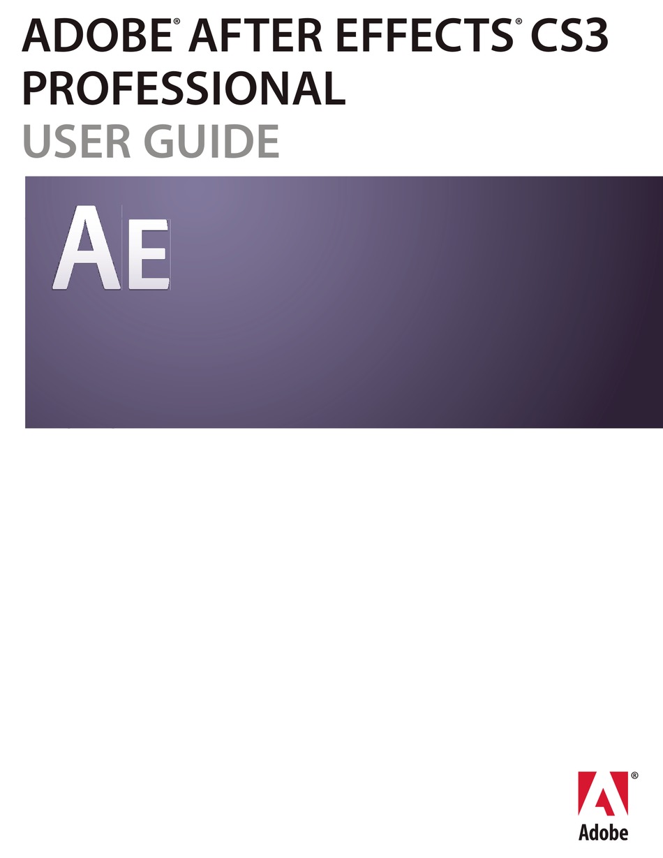 adobe after effects manual free download