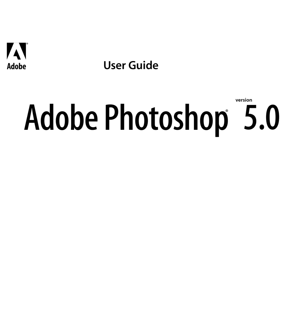 adobe photoshop 5.0 tutorial