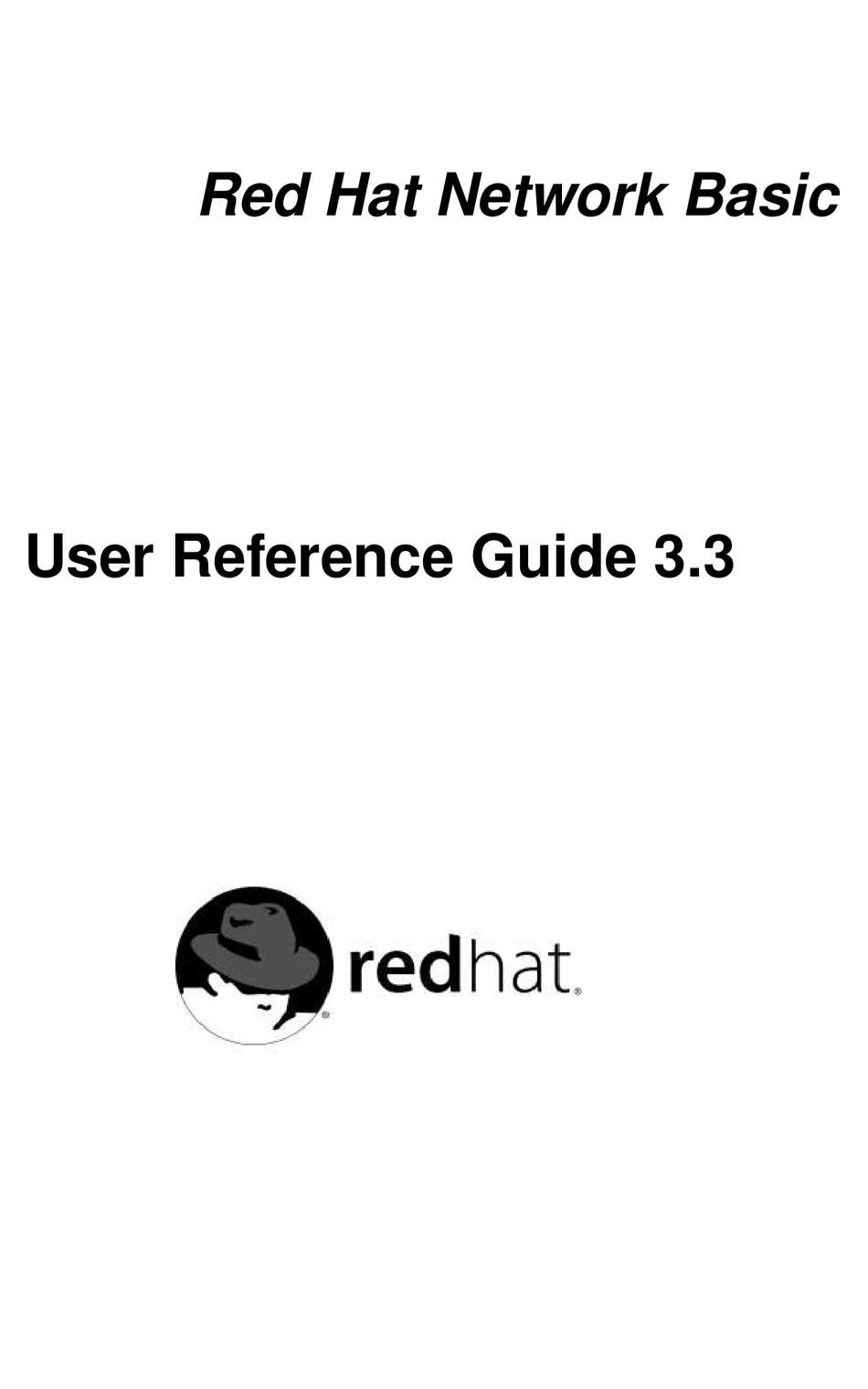 RED HAT NETWORK BASIC USER REFERENCE GUIDE 3.3 USER REFERENCE MANUAL Pdf Download ManualsLib