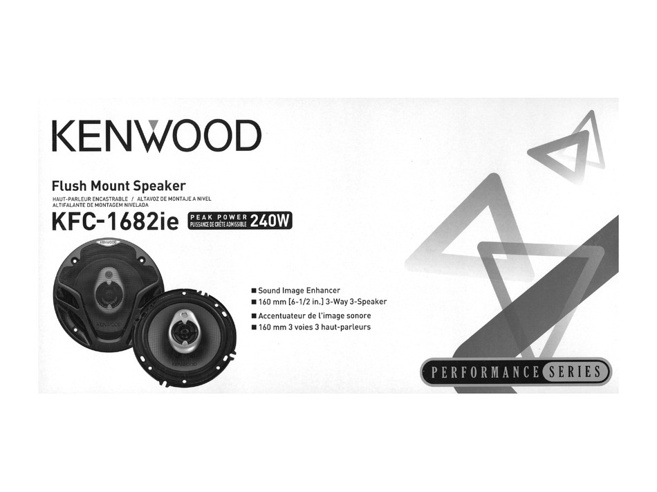 KENWOOD KFC1682IE INSTALLATION INSTRUCTIONS MANUAL Pdf Download