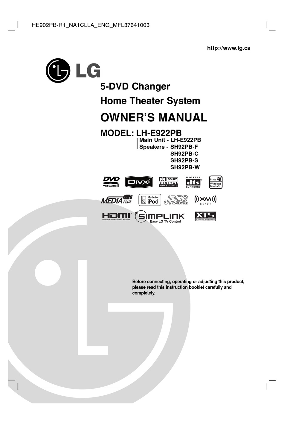 lg 5 disc dvd changer surround sound