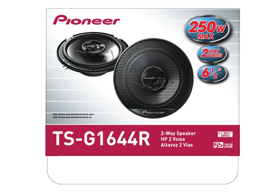 pioneer tsg1644r