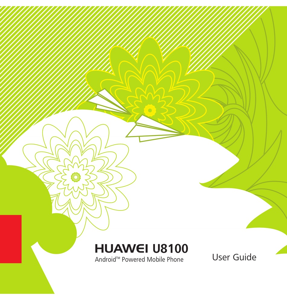 HUAWEI U8100 USER MANUAL Pdf Download | ManualsLib