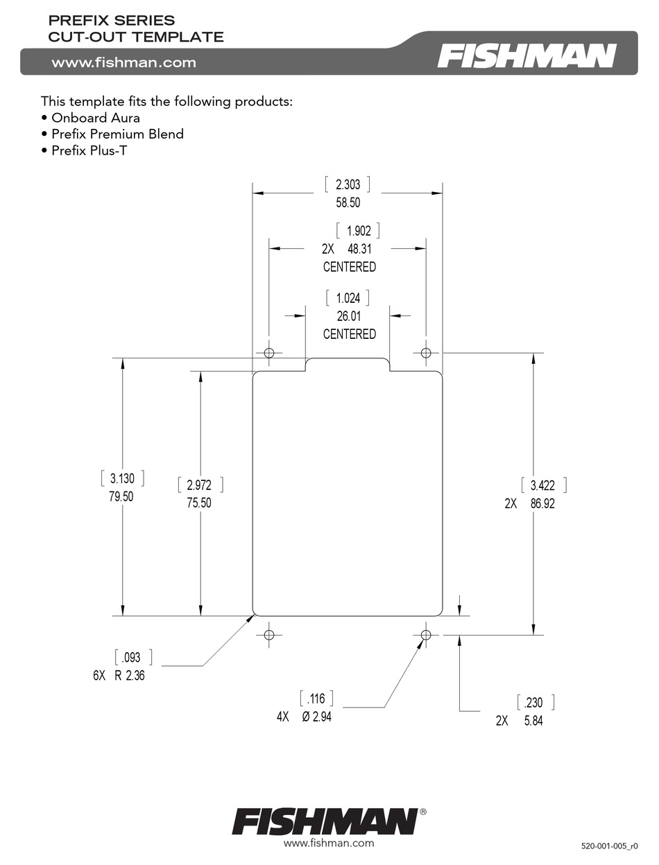 Fishman Presys Blend 301 User Manual