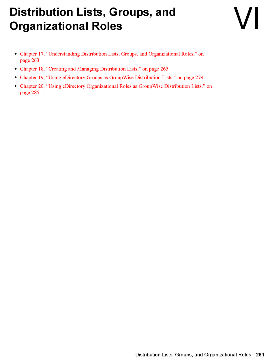 NOVELL GROUPWISE 7 DISTRIBUTION LISTS MANUAL Pdf Download ManualsLib