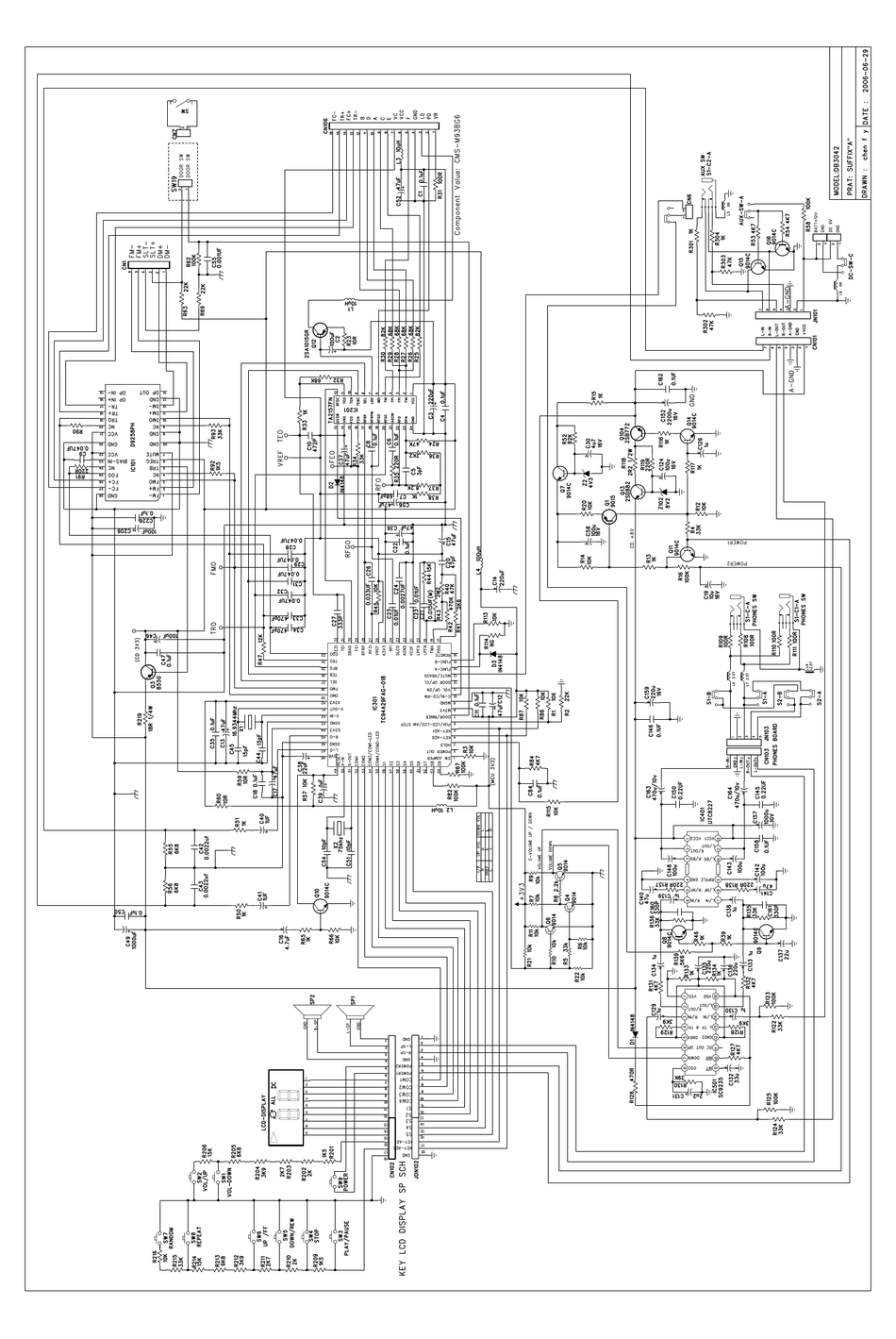 Memorex Db3042 Mersm Schematic Diagrams Pdf Download Manualslib