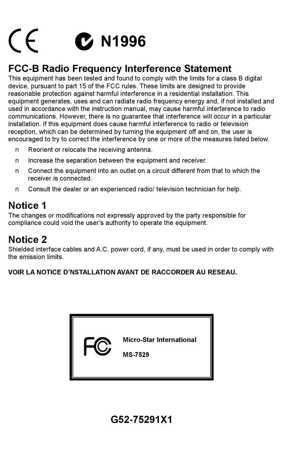 MSI G31M3-L V2 - MOTHERBOARD - MICRO ATX USER MANUAL Pdf Download ...
