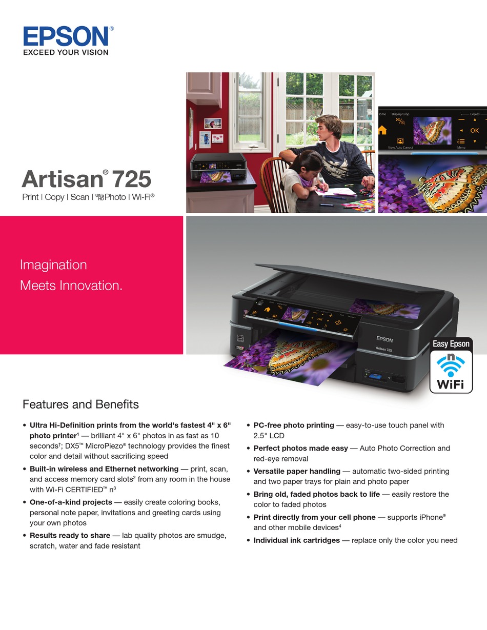 epson artisan 725 software download