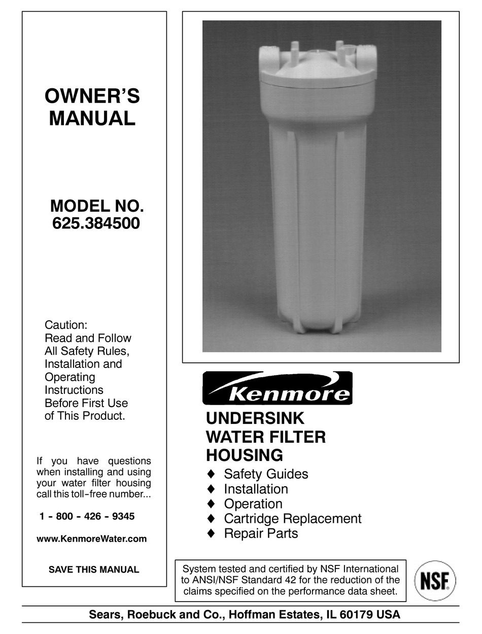 KENMORE 625.384500 MANUAL Pdf Download | ManualsLib