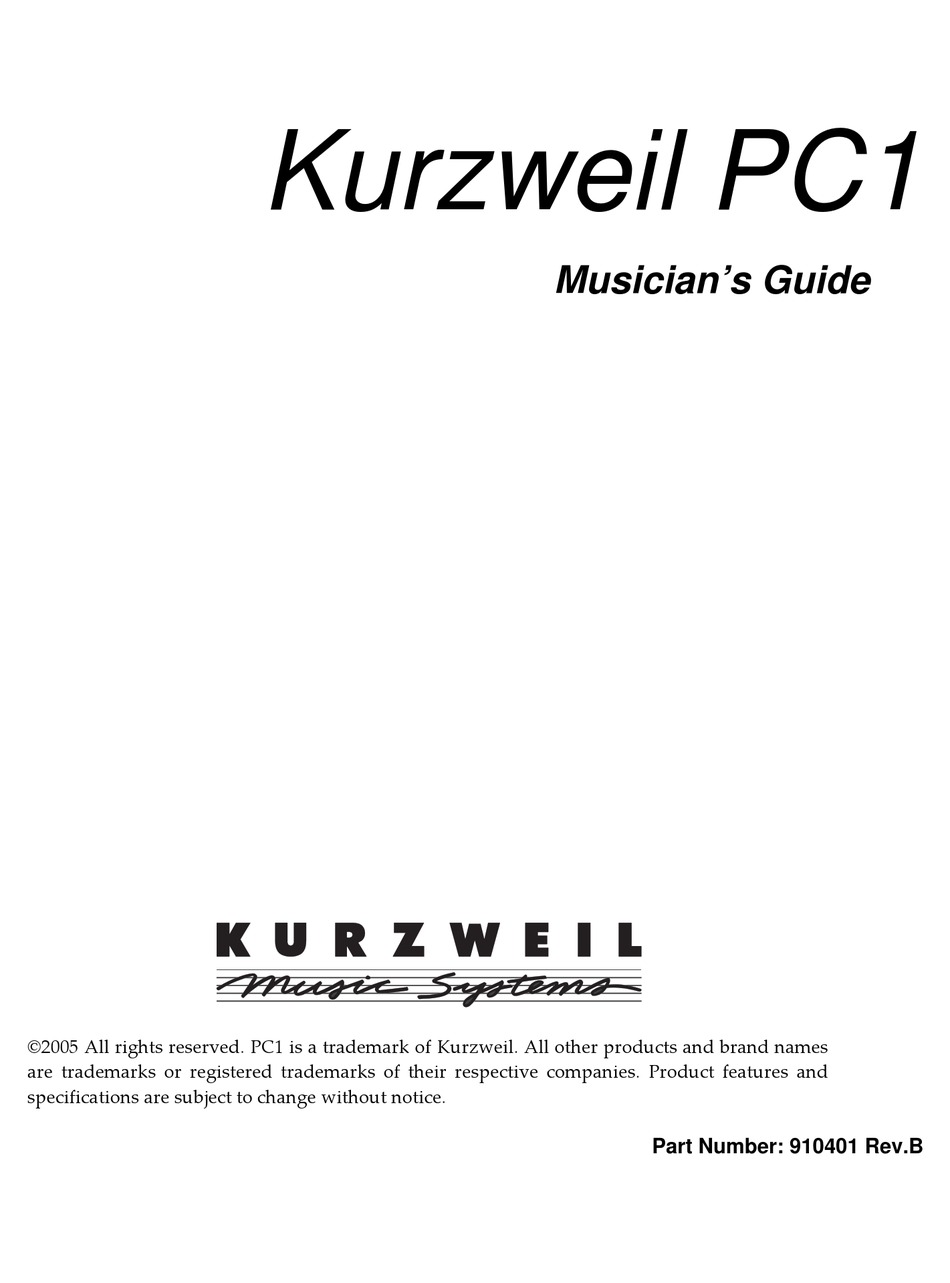 note on kurzweil pc2x cutting out