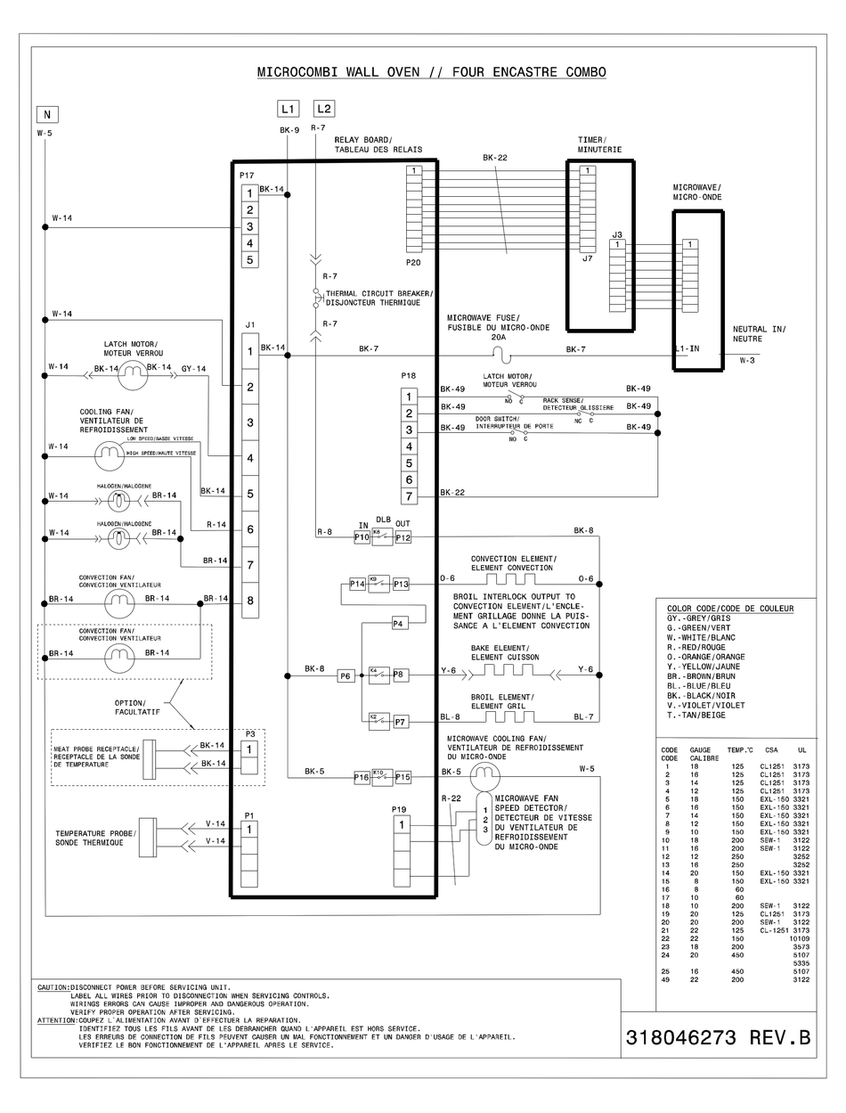 Electrolux E30mc75jps Wiring Diagram