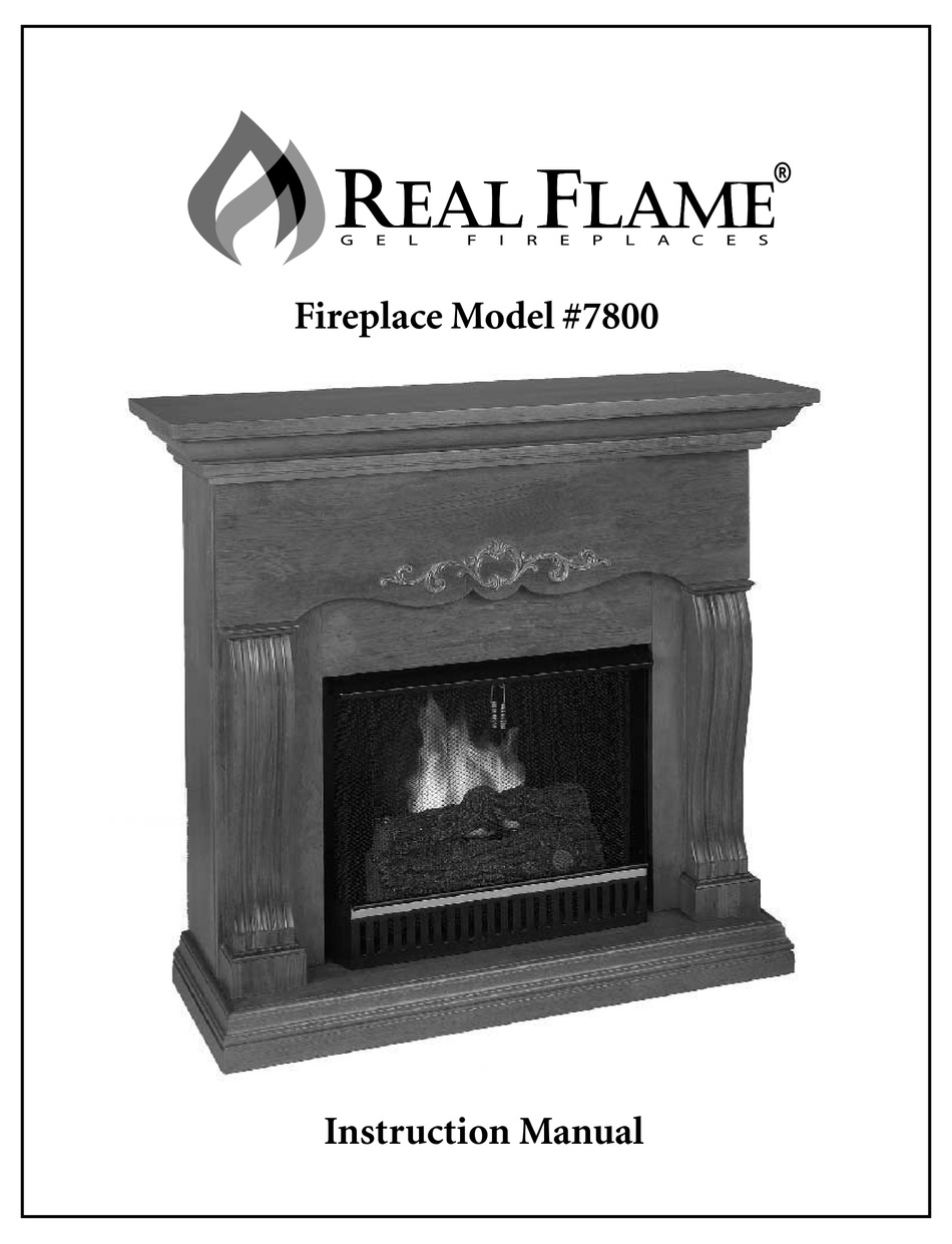 REAL FLAME 7800M METAL PRODUCTS MAHOGANY FINISH CAROLINA GEL