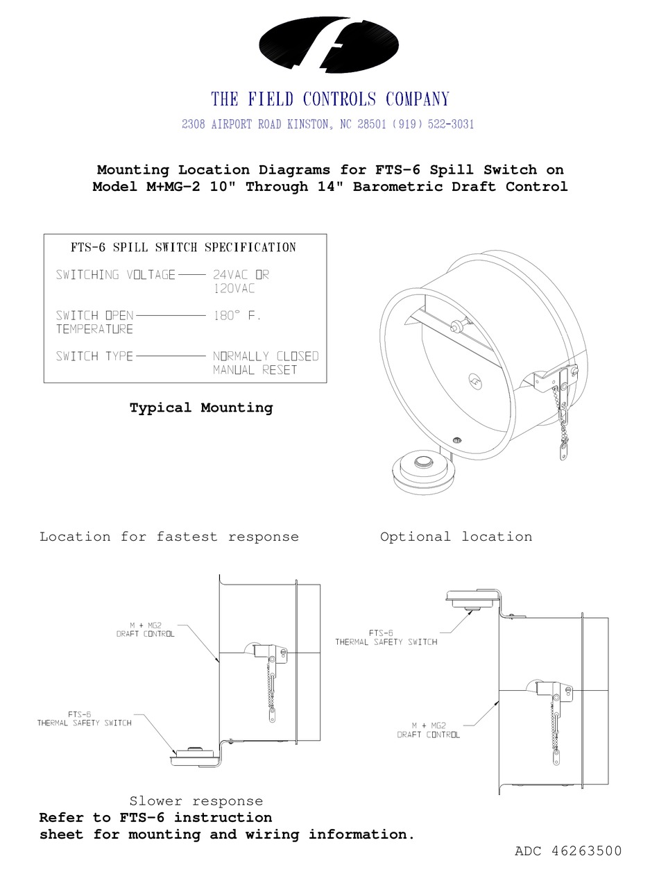 FIELD CONTROLS 46263500 DIAGRAM Pdf Download ManualsLib