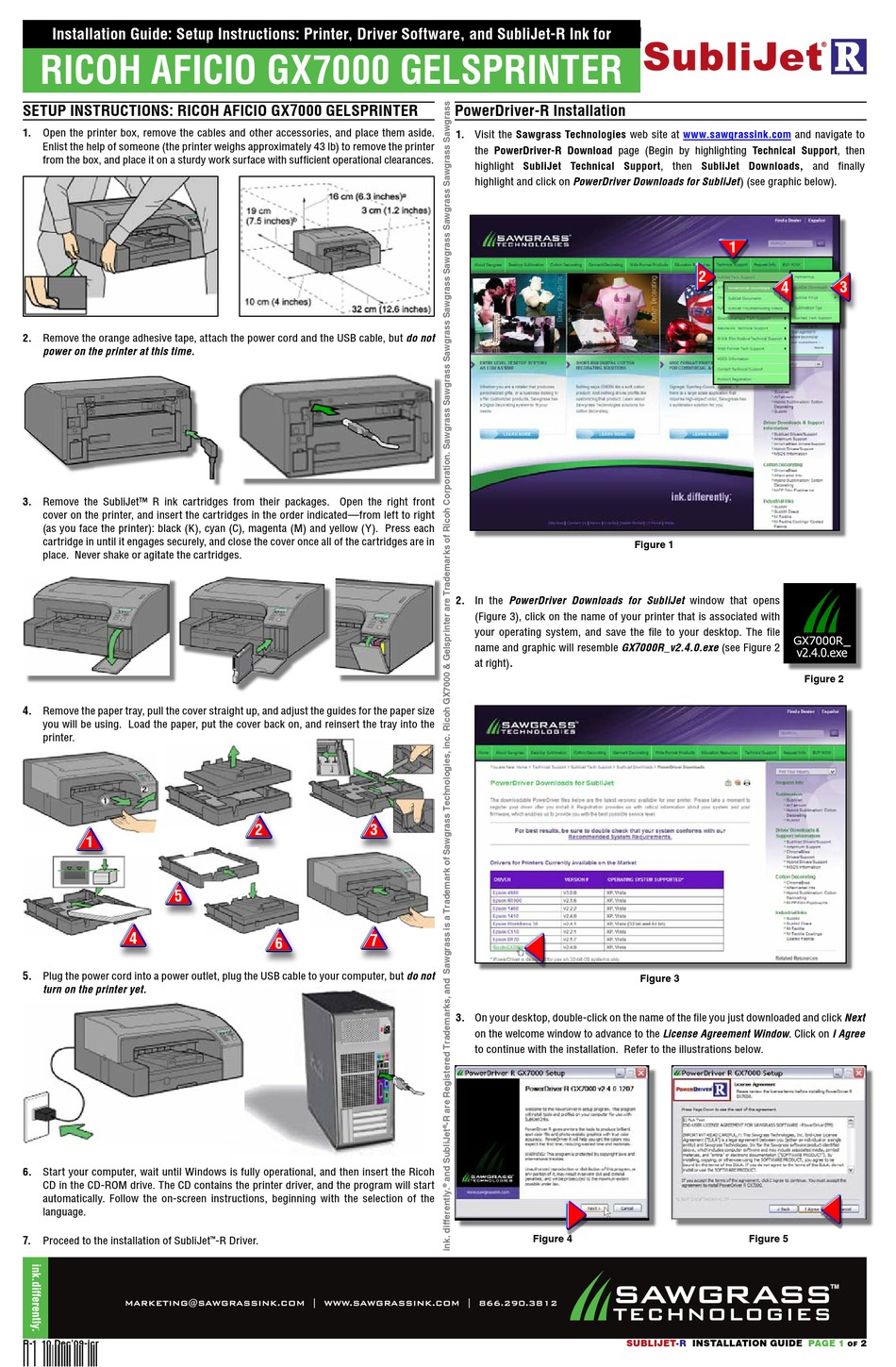 gx7000 printer