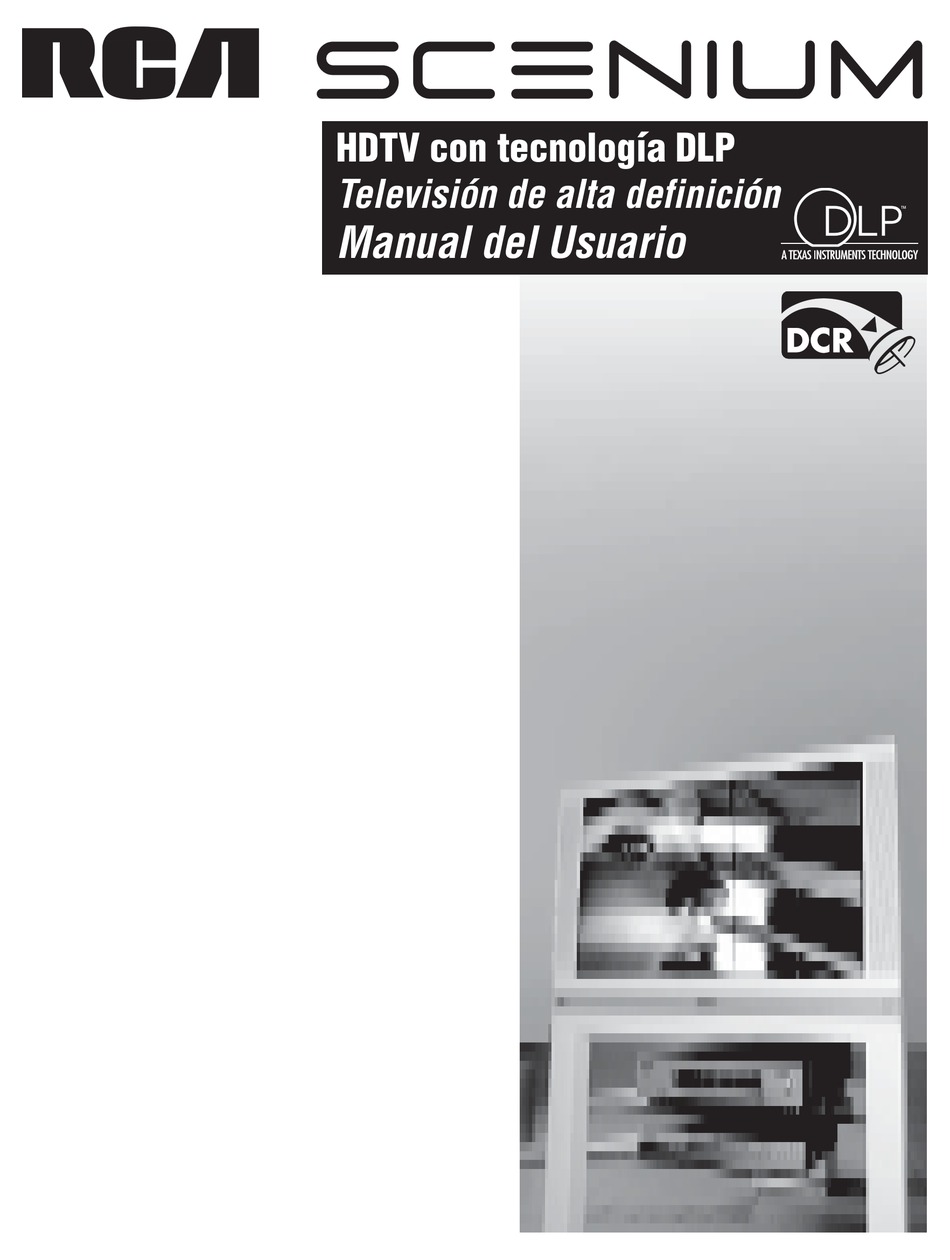 RCA HD61LPW165 - 61" REAR PROJECTION TV MANUAL DEL USUARIO Pdf Download