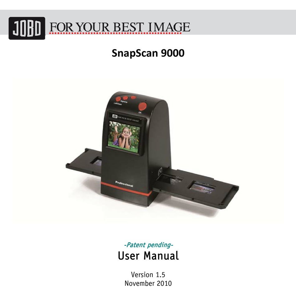 JOBO SNAPSCAN 9000 - V1.5 USER MANUAL Pdf Download | ManualsLib