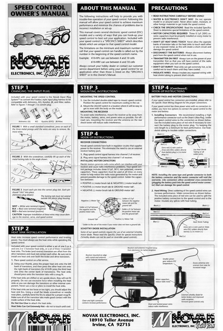 NOVAK 410-M5 OWNER'S MANUAL Pdf Download | ManualsLib