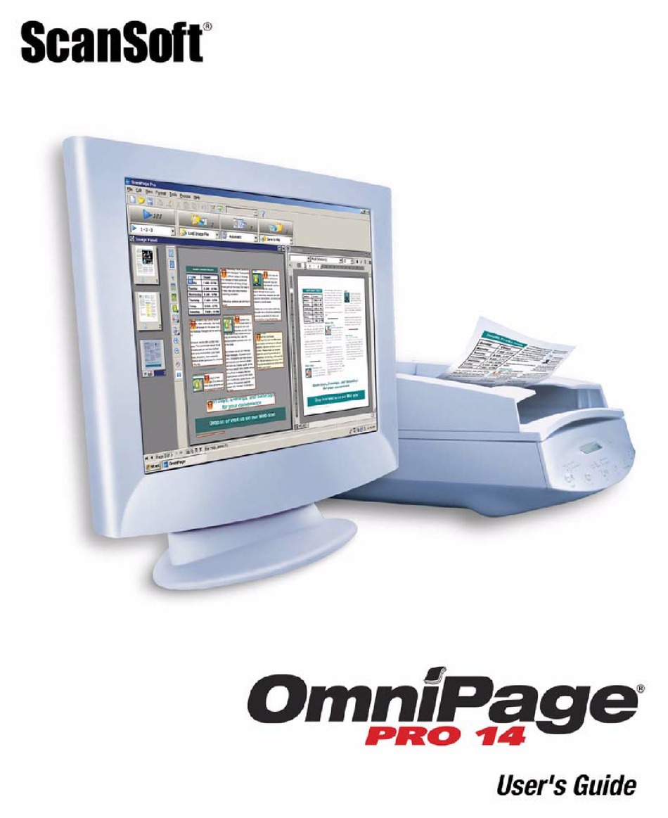 scansoft omnipage pro 14