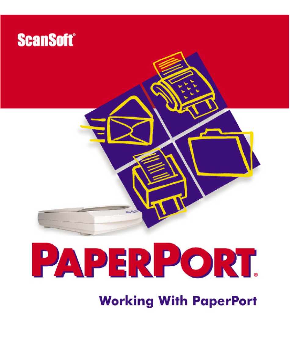 Scansoft Working With Paperport And Paperport Deluxe For Windows Manual Pdf Download