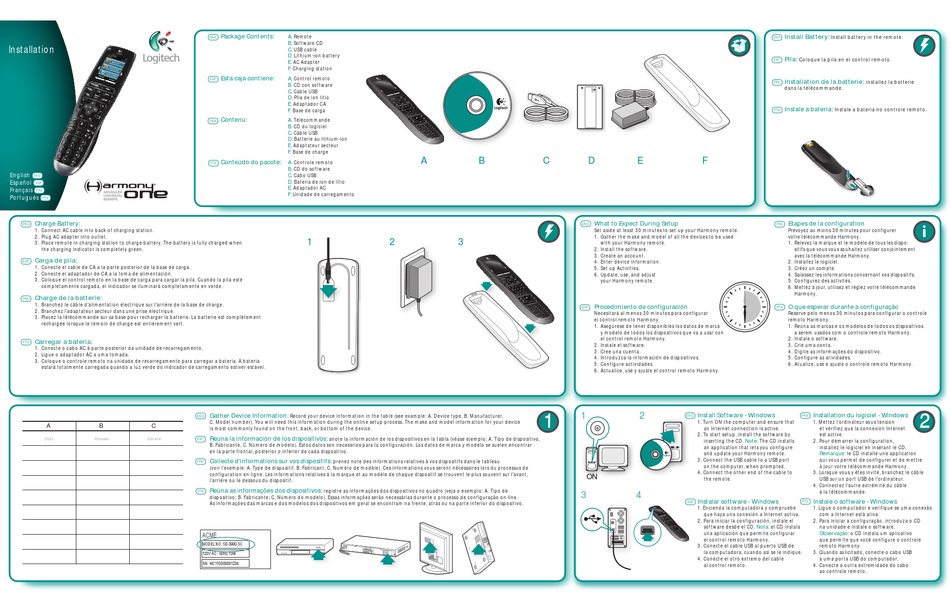 LOGITECH 915000035 HARMONY ONE ADVANCED UNIVERSAL REMOTE CONTROL
