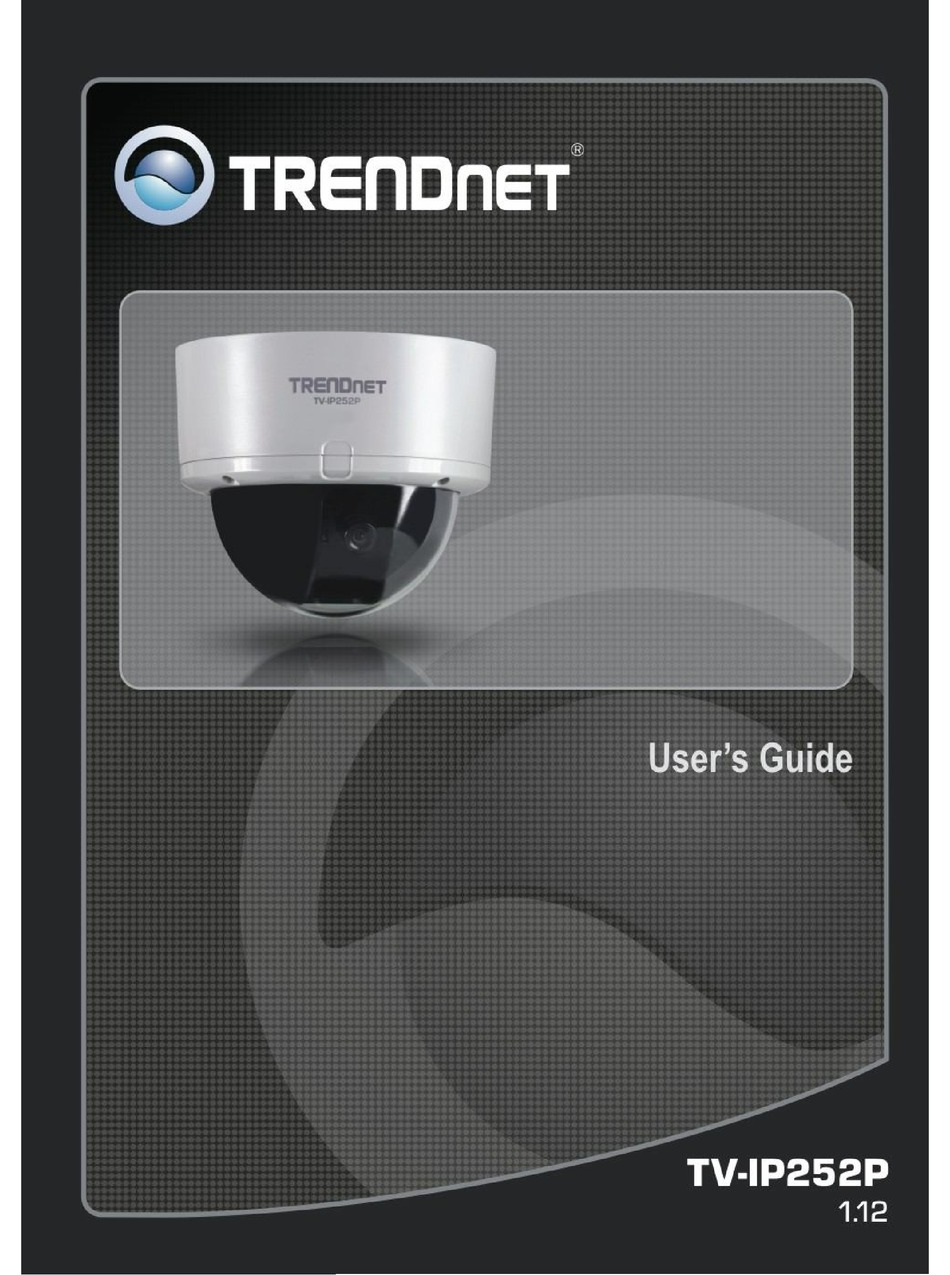 Trendnet Tv Ip P Securview Poe Dome Internet Camera Network User Manual Pdf Download