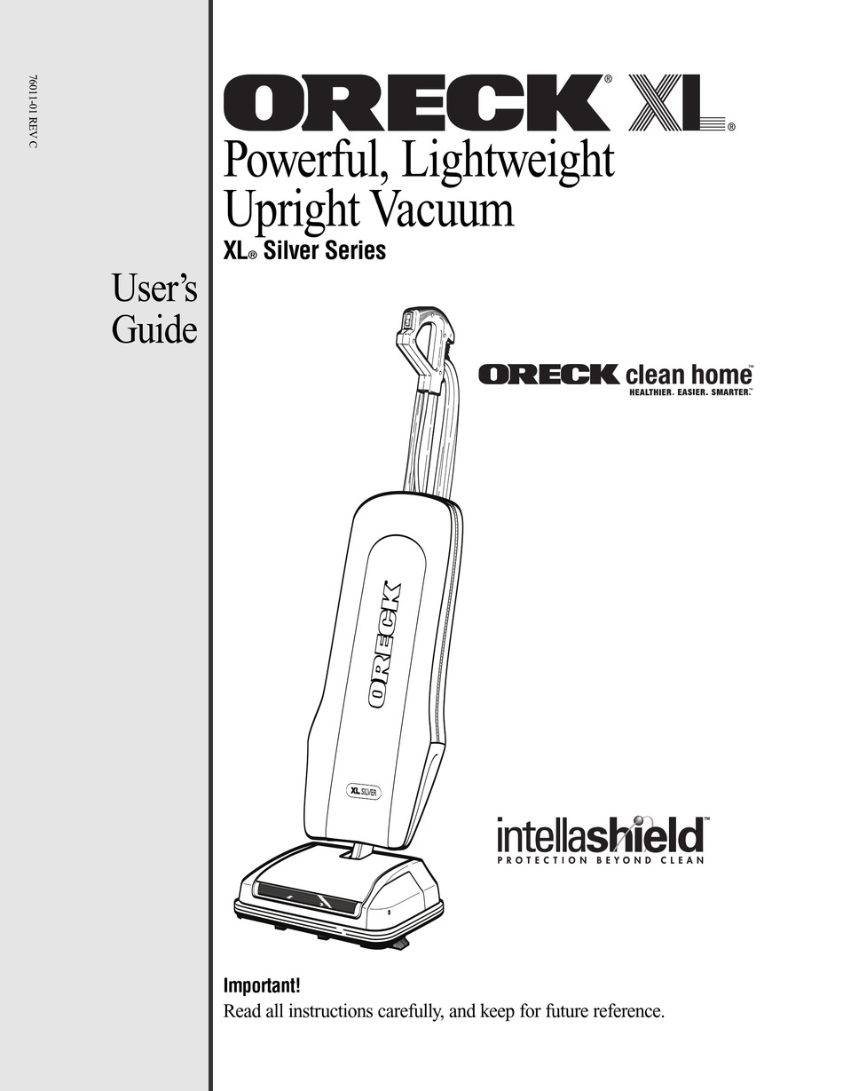 ORECK U3770 USER MANUAL Pdf Download 