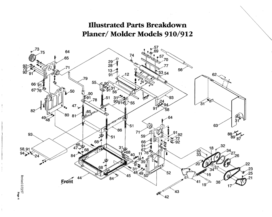 BELSAW 910 / 912 ILLUSTRATED PARTS BREAKDOWN Pdf Download | ManualsLib