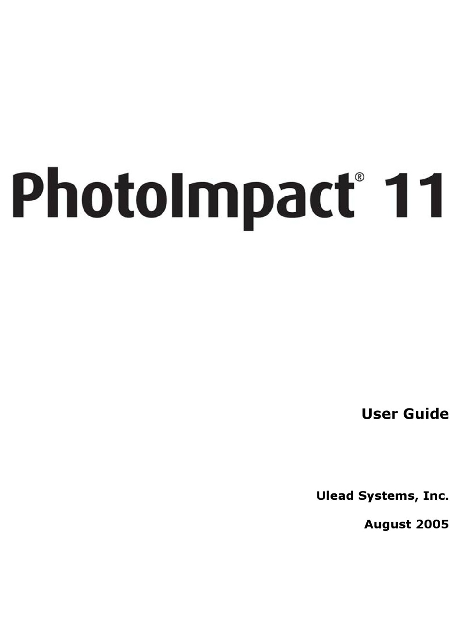 Ulead Photoimpact 11 User Manual Pdf Download Manualslib