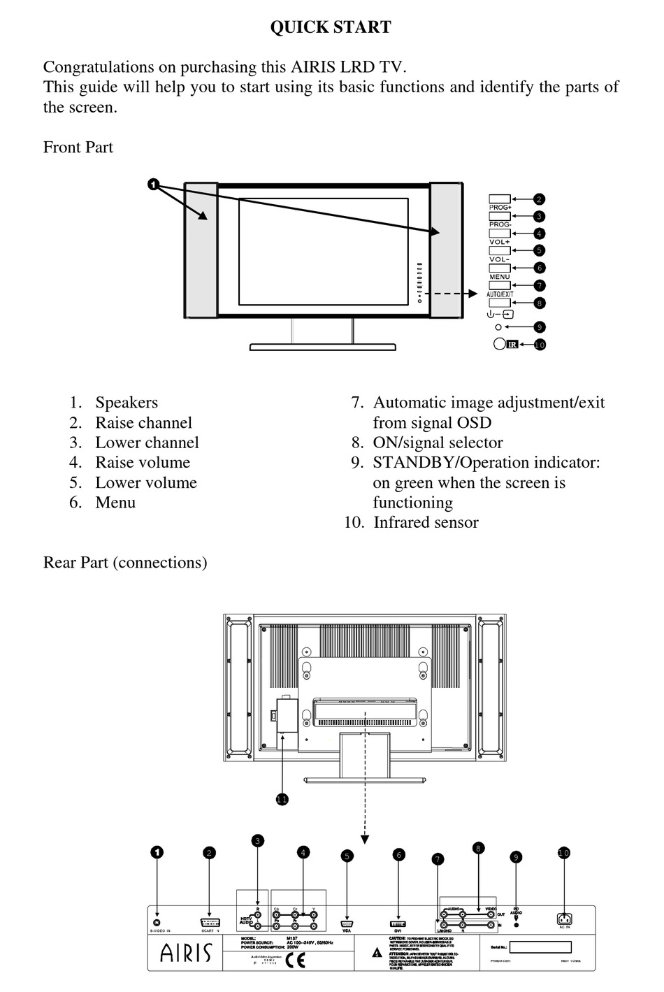 AIRIS M137 QUICK START MANUAL Pdf Download | ManualsLib